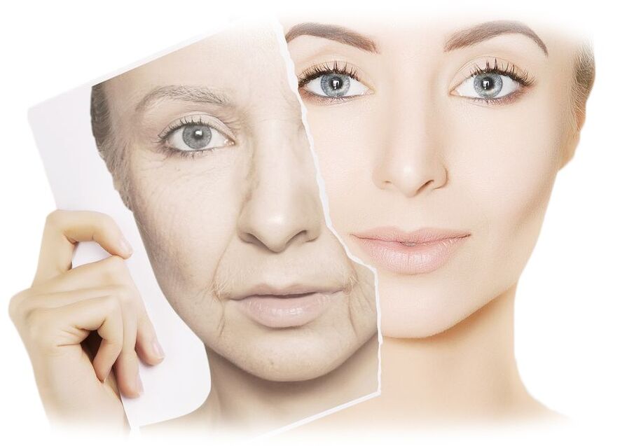 How does the intenskin cream work for the regeneration of the facial skin